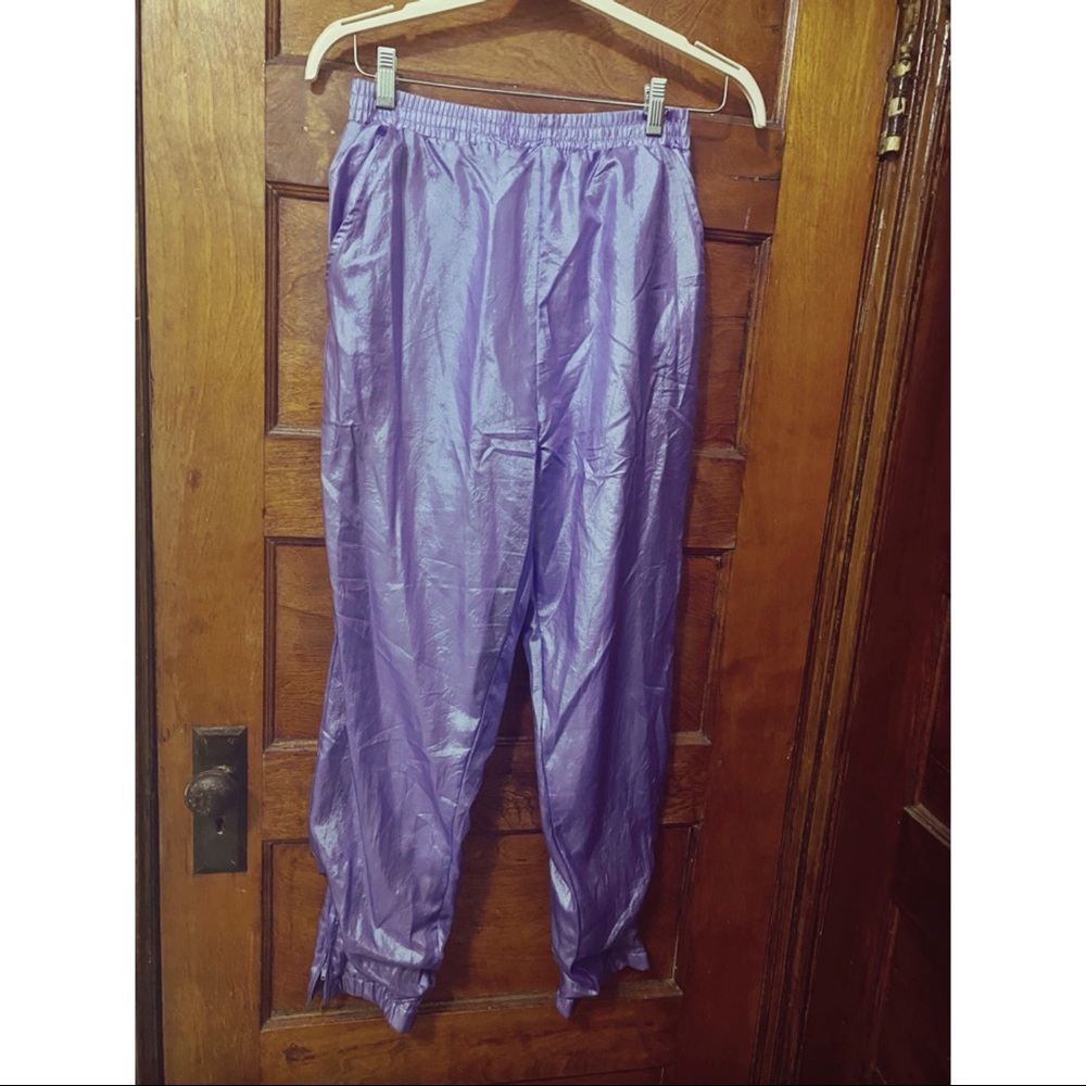 Vintage purple track pants
